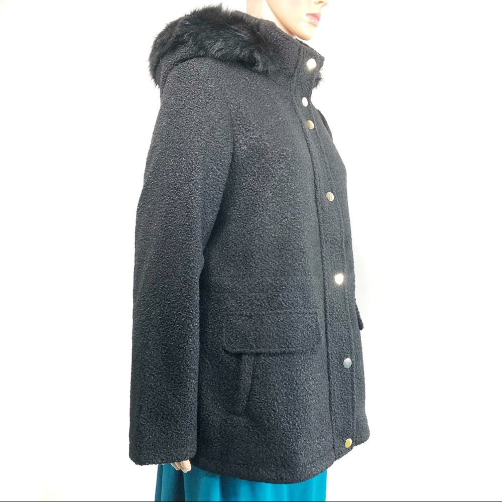 Women’s D.e.t.a.i.l.s Faux Hooded Anorak Jacket M - Picture 5 of 8